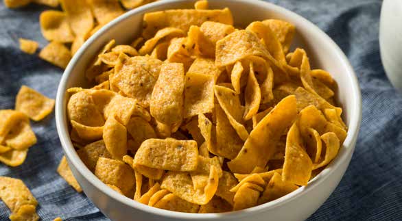 Chips di mais fresco