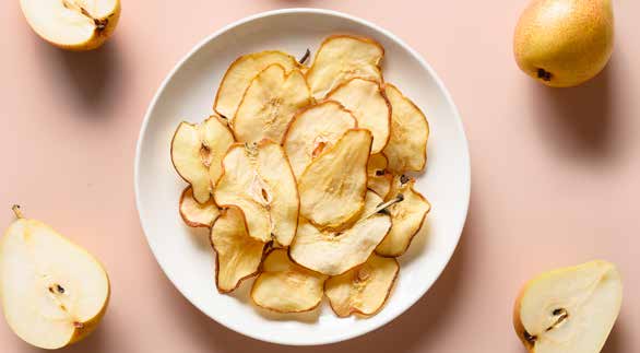Chips di mele, pere o banane