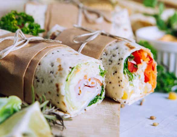 Involtini snack dolci