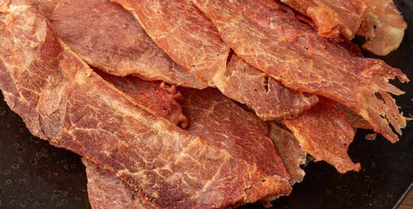 Jerky di tacchino al mirtillo rosso e arancia