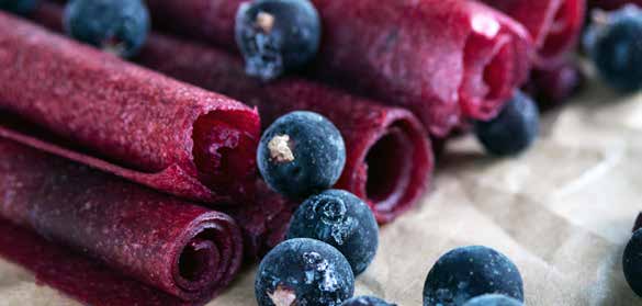 Rotolo di frutta ai frutti di bosco